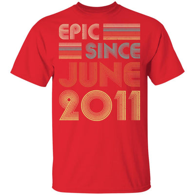 Epic Since June 2011 Vintage 11th Birthday Gifts Youth Youth Shirt | Teecentury.com