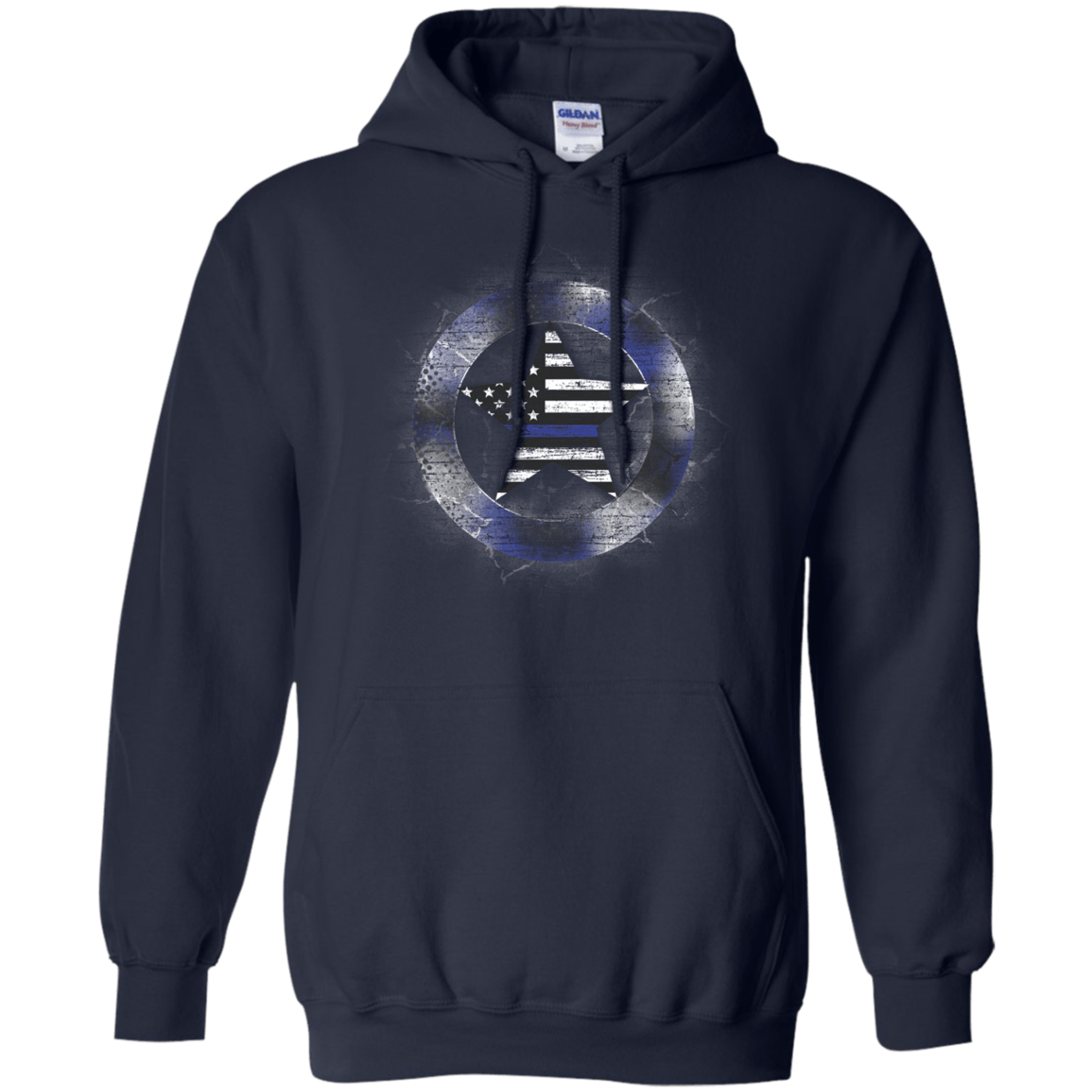 Thin Blue Line Support T-Shirt & Hoodie | Teecentury.com
