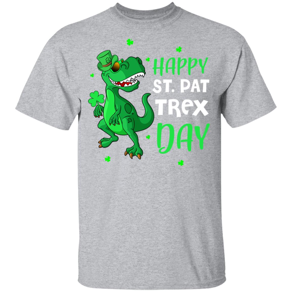 Happy St. Pat Trex Day Dinosaur St. Patrick's Day Youth Youth Shirt | Teecentury.com