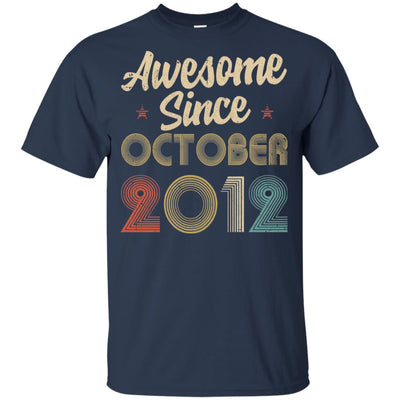 Awesome Since October 2012 Vintage 10th Birthday Gifts Youth Youth Shirt | Teecentury.com