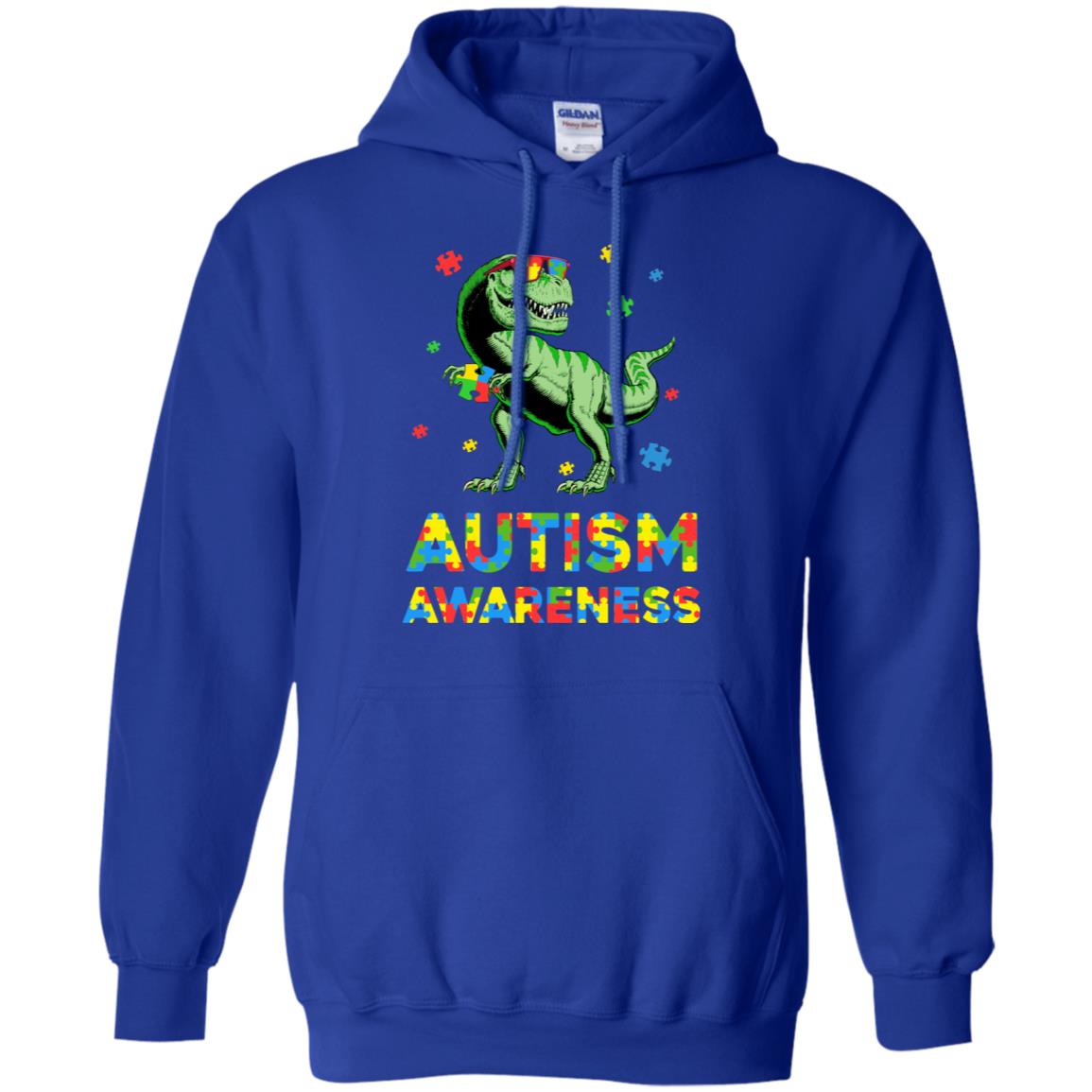 Dinosaur Puzzle Autism Awareness For Boys Girls T-Shirt & Hoodie | Teecentury.com