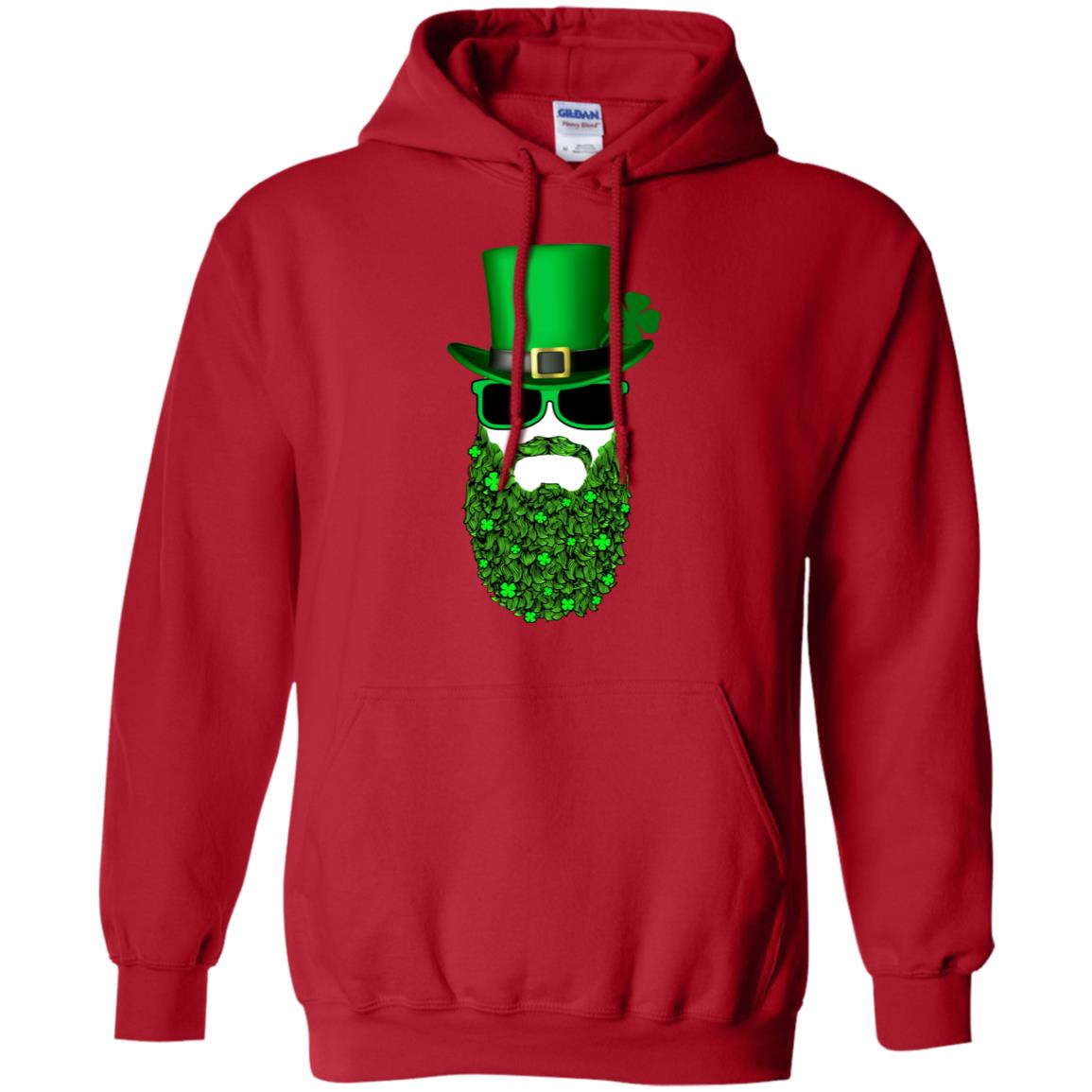 Bearded Man Moustache Leprechauns St Patrick's Day T-Shirt & Hoodie | Teecentury.com