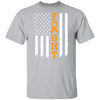 MS Leukemia Awareness American Flag Distressed T-Shirt & Hoodie | Teecentury.com