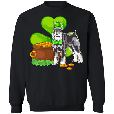 Schnauzer St Patrick's Day Irish Dog Lover Funny Gifts T-Shirt & Hoodie | Teecentury.com