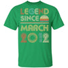Legend Since March 2012 Vintage 10th Birthday Gifts Youth Youth Shirt | Teecentury.com