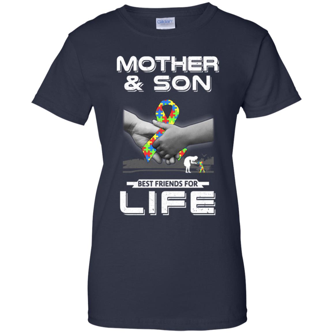 Autism Awareness Mother And Son Best Friends For Life T-Shirt & Hoodie | Teecentury.com
