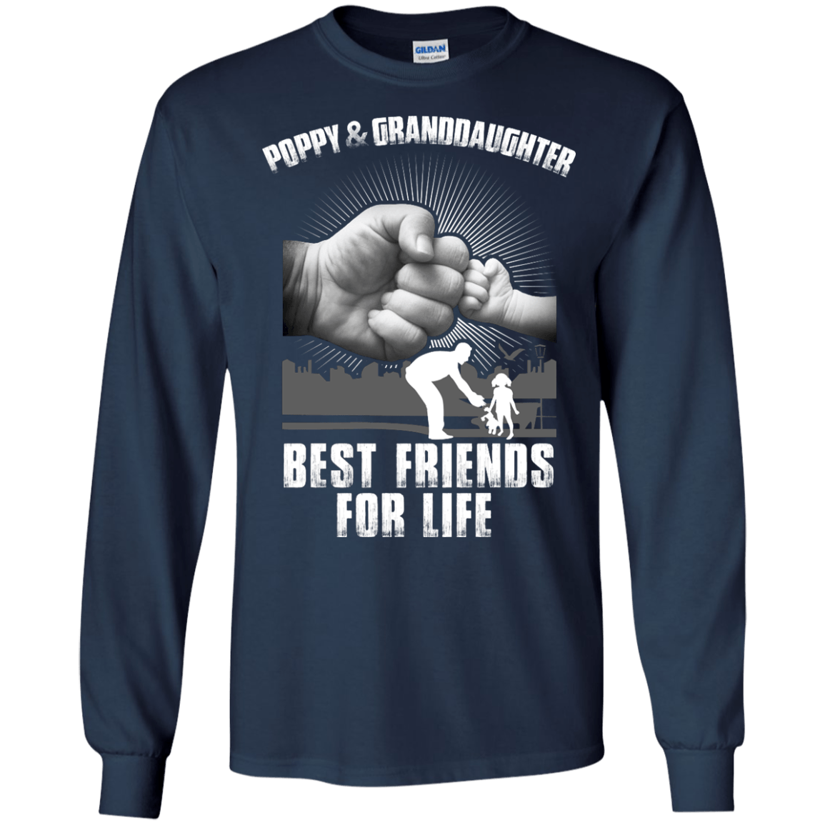 Poppy And Granddaughter best Friends For Life T-Shirt & Hoodie | Teecentury.com