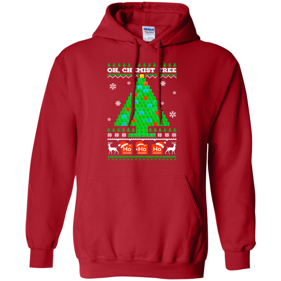 Oh Chemistry Tree Science Christmas Ugly Sweater T-Shirt & Sweatshirt | Teecentury.com