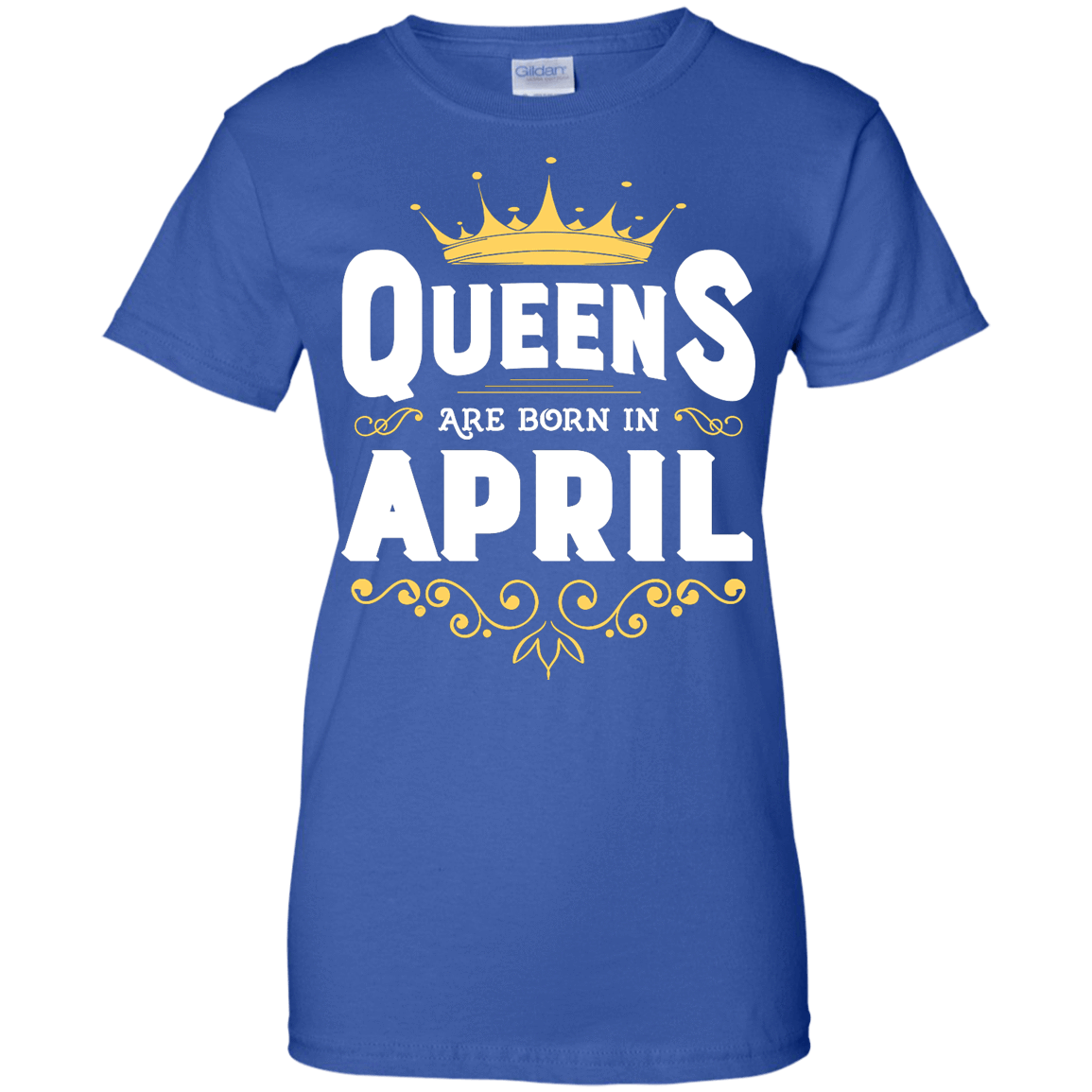 Queens Are Born In April T-Shirt & Hoodie | Teecentury.com