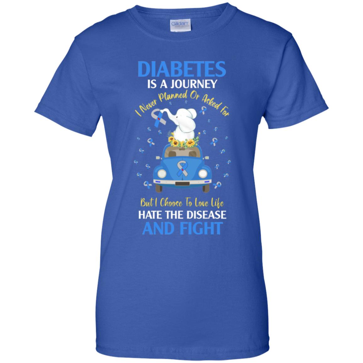 Diabetes Awareness Is A Journey T-Shirt & Hoodie | Teecentury.com