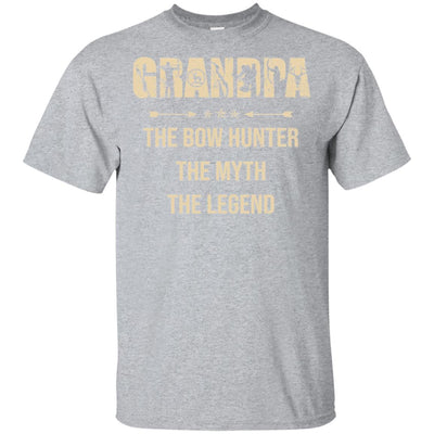 Grandpa The Bow Hunter The Myth The Legend Funny Hunting T-Shirt & Hoodie | Teecentury.com