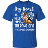 My Heart Is Held By The Paws Of A German Shepherd Lover T-Shirt & Hoodie | Teecentury.com