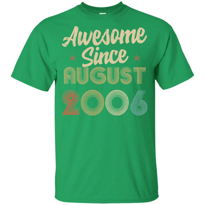 Awesome Since August 2006 Vintage 16th Birthday Gifts Youth Youth Shirt | Teecentury.com