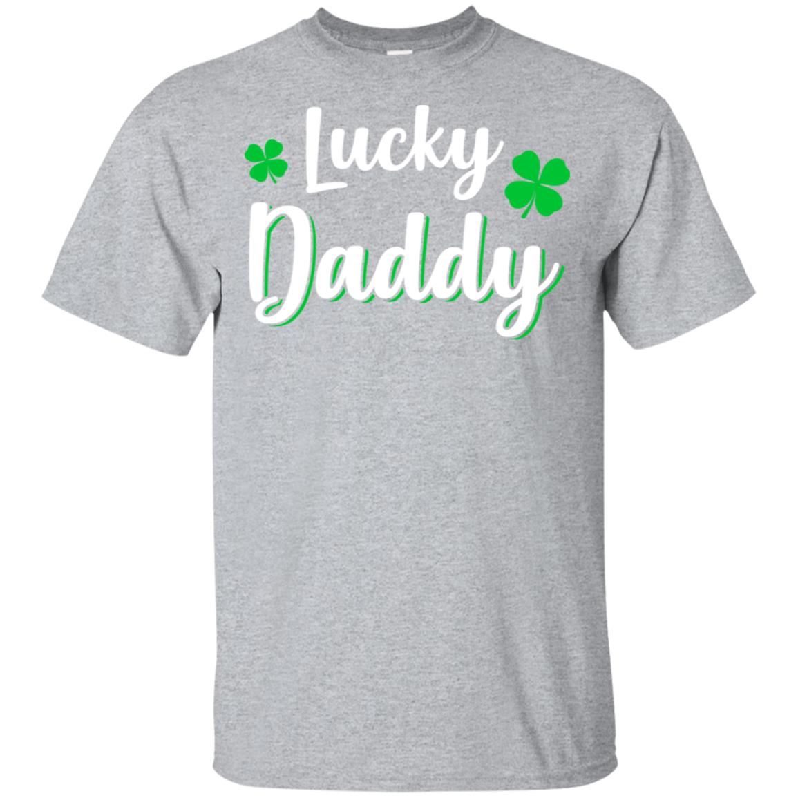 Luckiest Lucky Daddy St Patricks Day T-Shirt & Hoodie | Teecentury.com