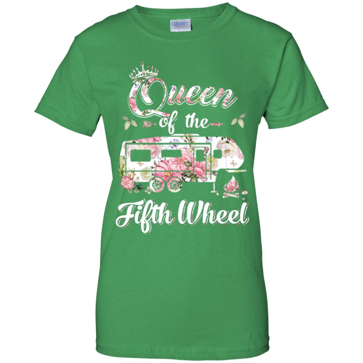 Queen Of The Fifth Wheel Funny Camping T Shirt Queen Of The Fifth Wheel Funny Camping T Shirt