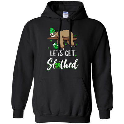 Funny Let's Get Slothed Irish Sloth St Patricks Day T-Shirt & Hoodie | Teecentury.com
