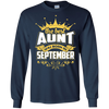 The Best Aunt Was Born In September T-Shirt & Hoodie | Teecentury.com