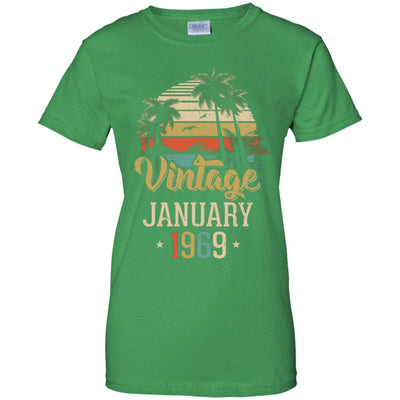 Retro Classic Vintage January 1969 50th Birthday Gift T-Shirt & Hoodie | Teecentury.com