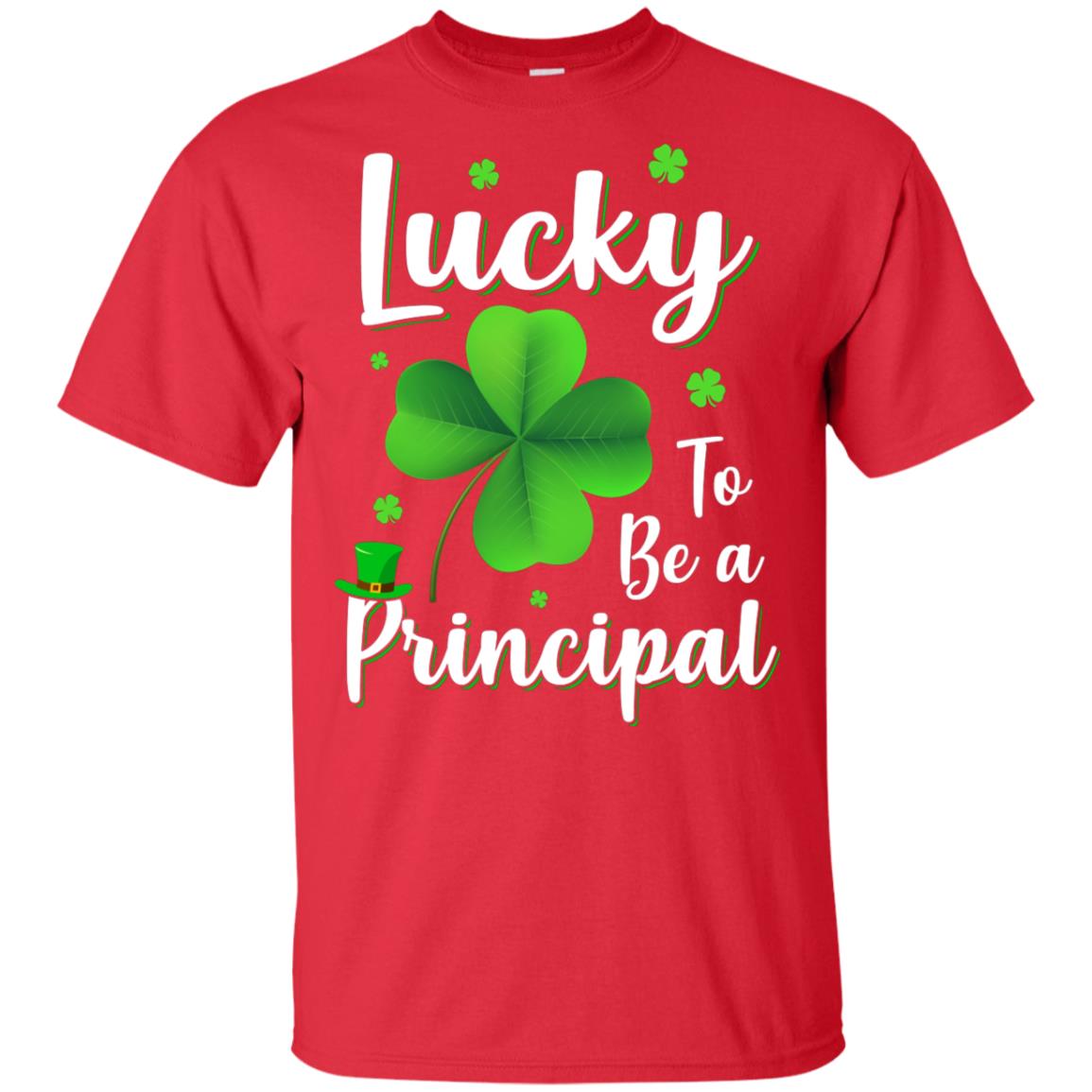 School Gift Lucky To Be A Principal St Patricks Day T-Shirt & Hoodie | Teecentury.com