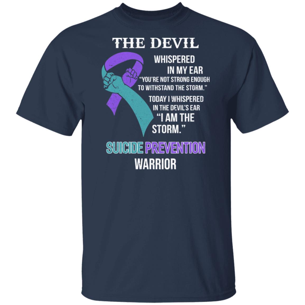 I Am The Storm Support Suicide Prevention Awareness T-Shirt & Hoodie | Teecentury.com