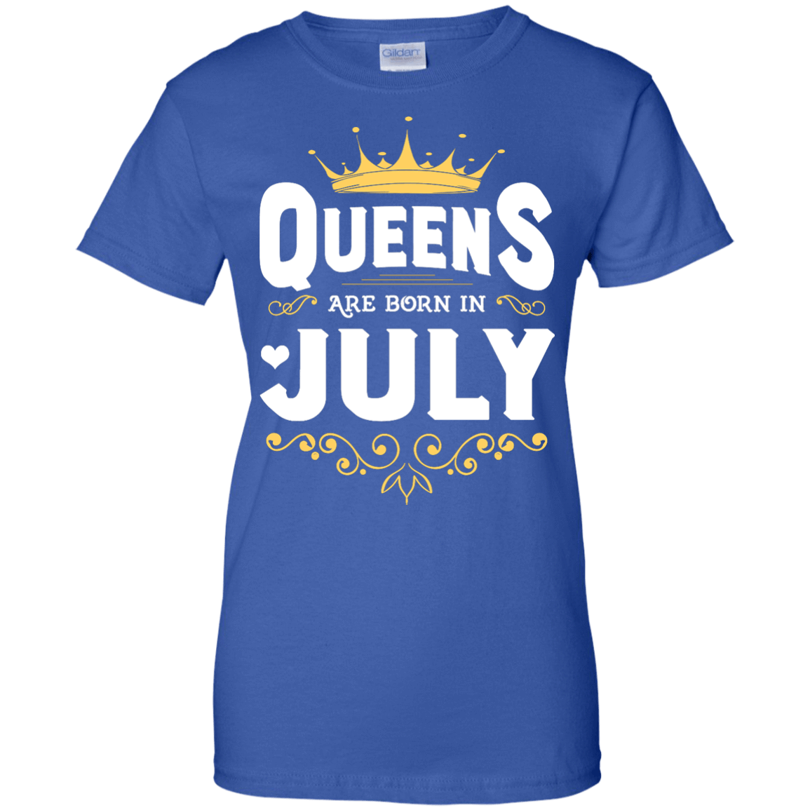 Queens Are Born In July T-Shirt & Hoodie | Teecentury.com
