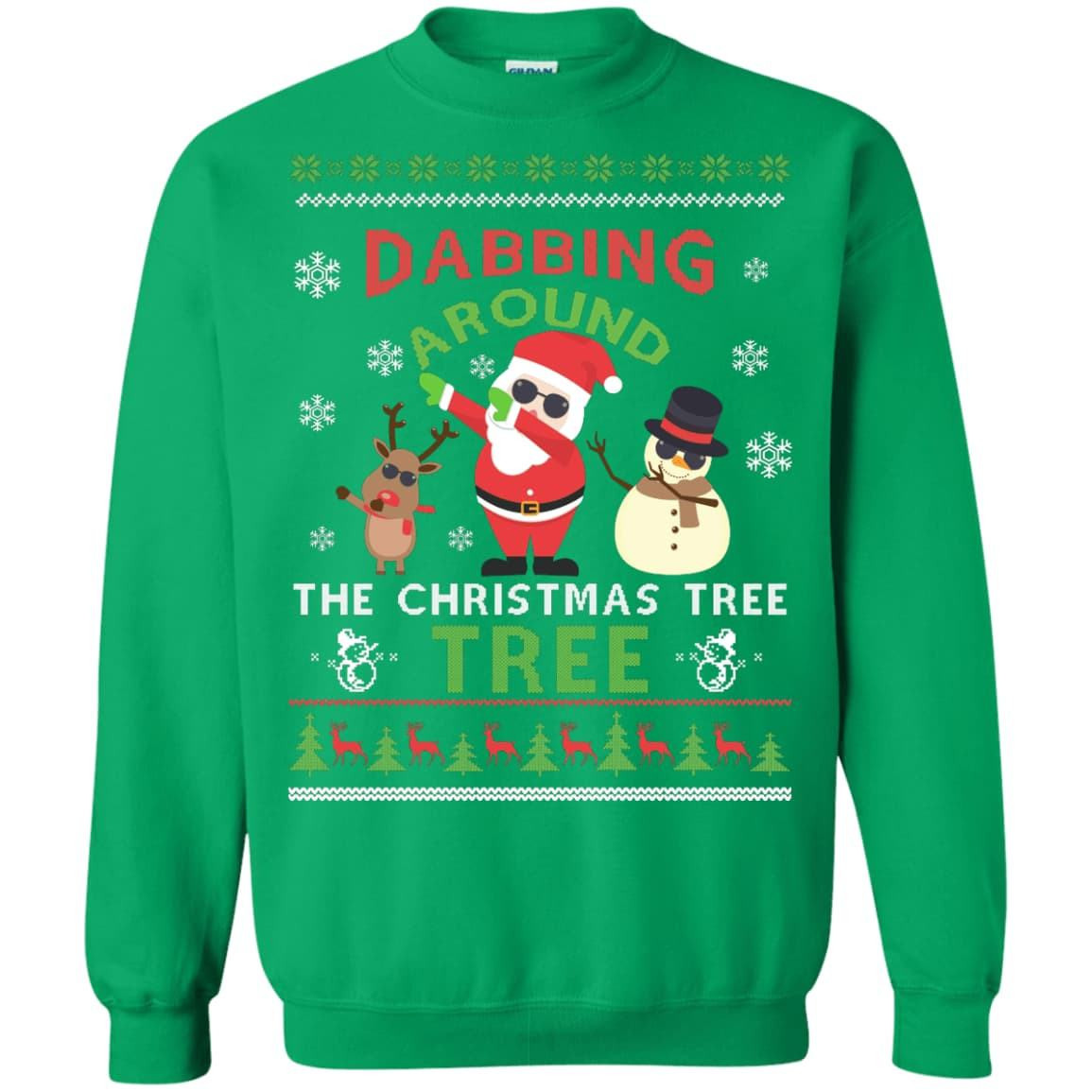 Dabbing Around The Christmas Tree Ugly Sweater T-Shirt & Hoodie | Teecentury.com