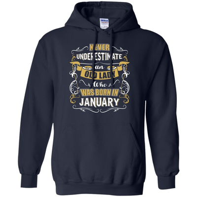 An Old Lady Who Was Born In January T-Shirt & Hoodie | Teecentury.com