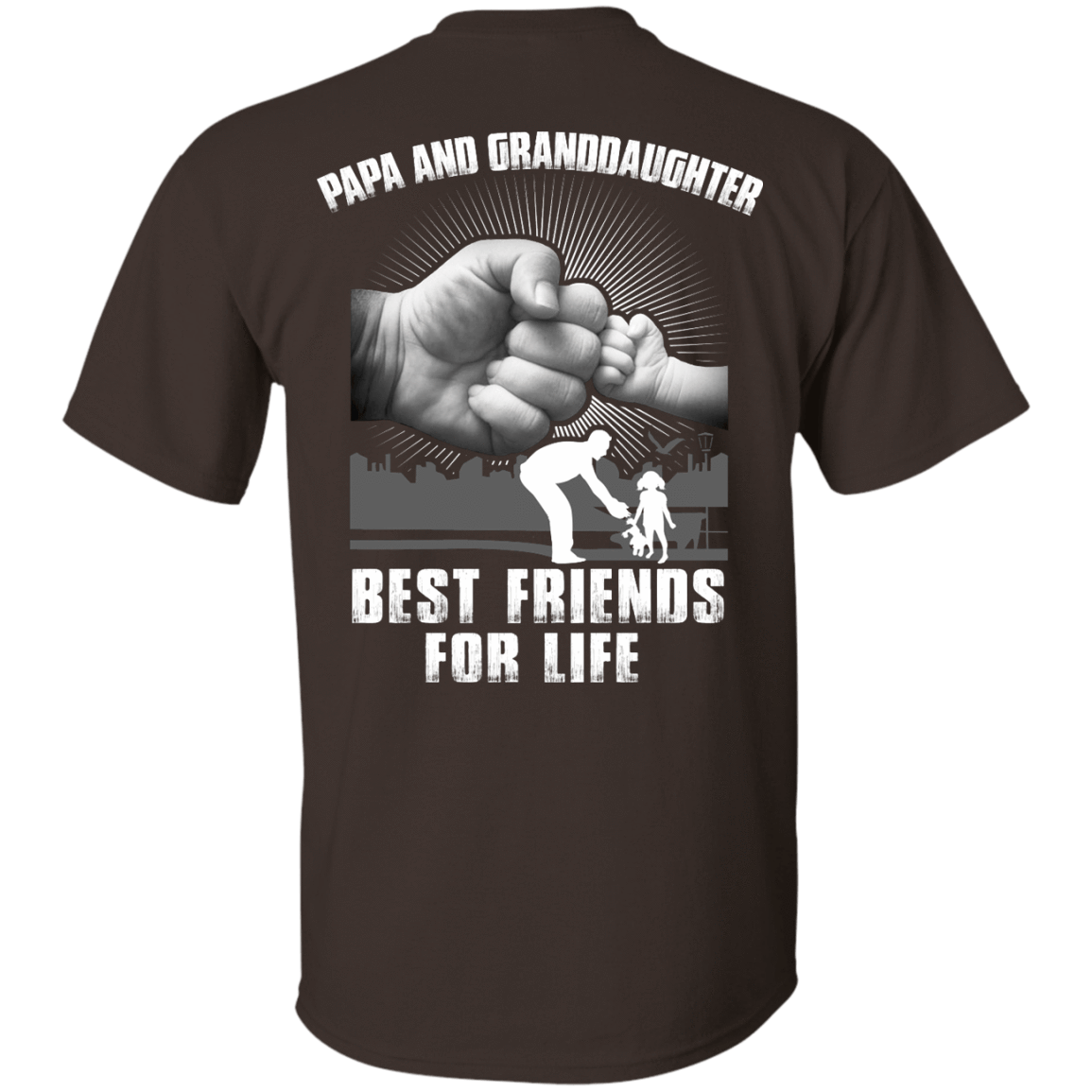 Papa And Granddaughter Best Friends For Life T-Shirt & Hoodie | Teecentury.com
