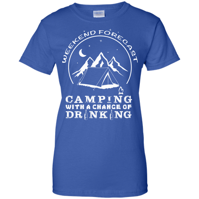 Weekend Forecast Camping T-Shirt & Hoodie | Teecentury.com