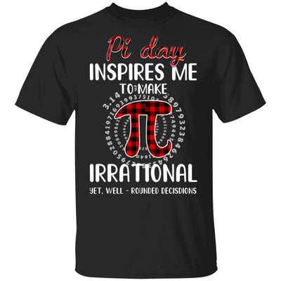 Pi Day Inspires Me To Make Irrational Red Plaid T-Shirt & Hoodie | Teecentury.com