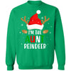 I'm The Aunt Reindeer Matching Family Christmas T-Shirt & Sweatshirt | Teecentury.com