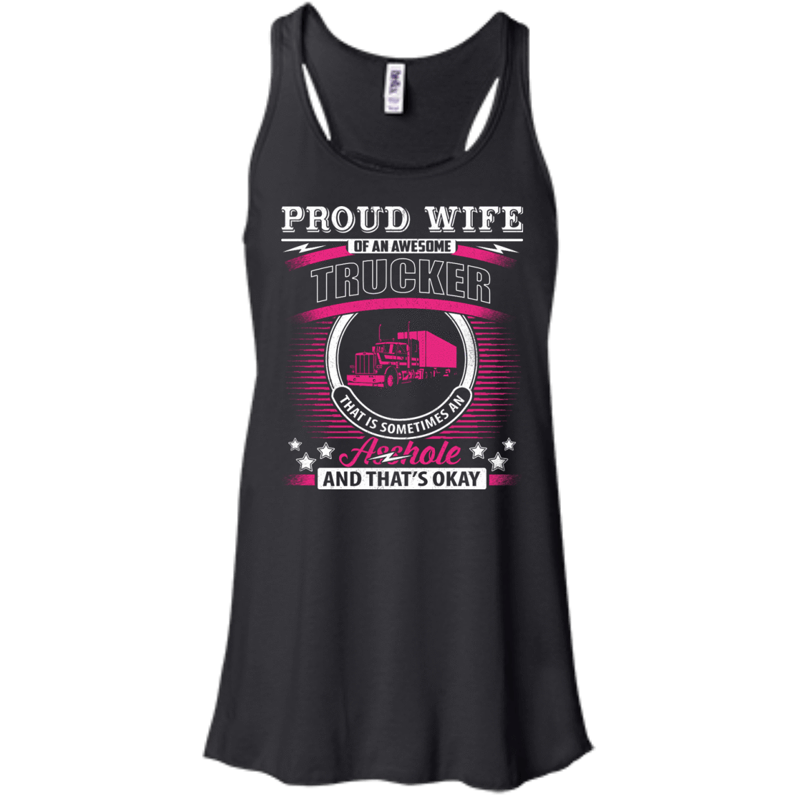 Proud Wife Of An Awesome Trucker T-Shirt & Hoodie | Teecentury.com