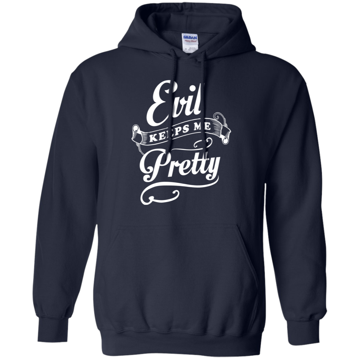 Evil Keeps Me Pretty T-Shirt & Tank Top | Teecentury.com