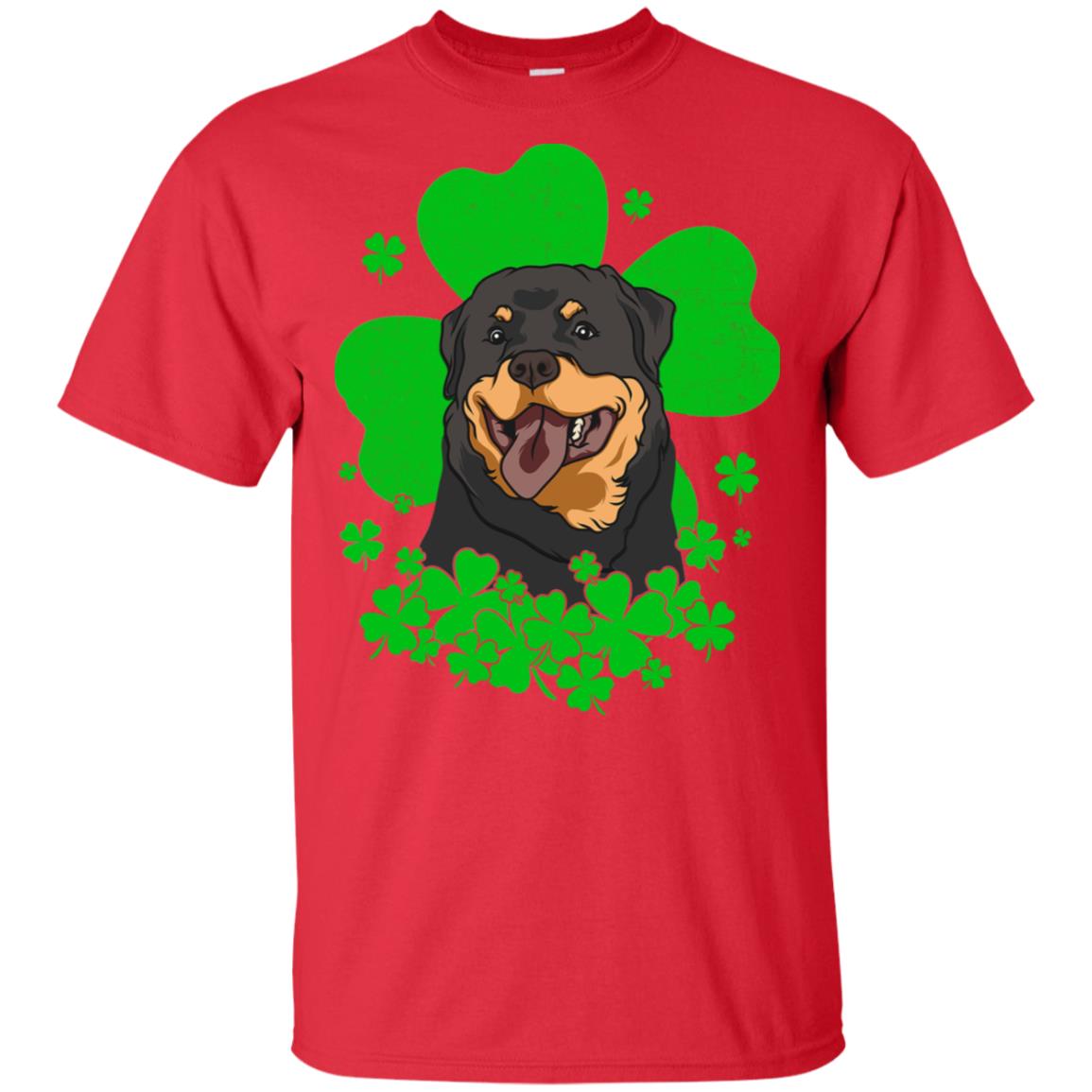 Rottweiler St. Patrick's Day Clovers T-Shirt & Hoodie | Teecentury.com
