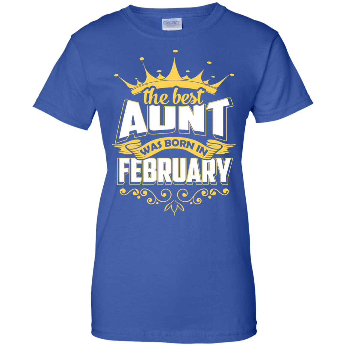 The Best Aunt Was Born In February T-Shirt & Hoodie | Teecentury.com