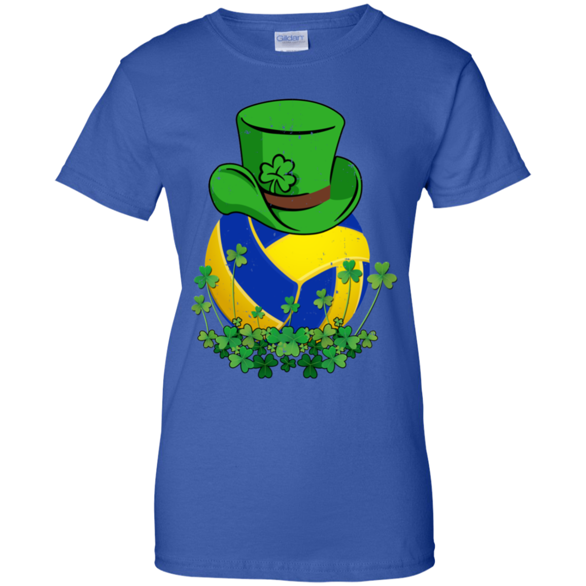 Shamrock Volleyball Leprechaun St Patricks Day T-Shirt & Hoodie | Teecentury.com