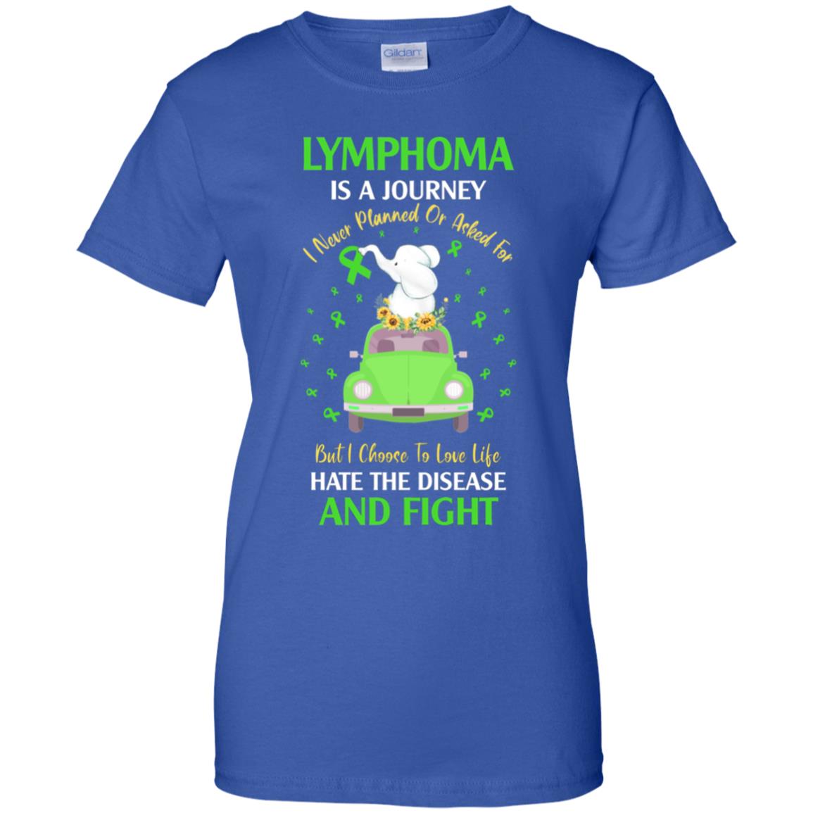 Lymphoma Awareness Is A Journey T-Shirt & Hoodie | Teecentury.com