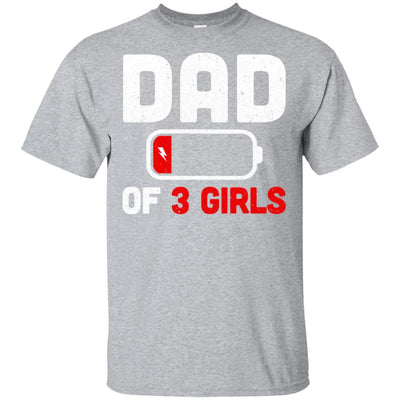 Funny Dad Of 3 Girls Fathers Day Gifts T-Shirt & Hoodie | Teecentury.com