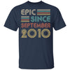 Epic Since September 2010 Vintage 12th Birthday Gifts Youth Youth Shirt | Teecentury.com