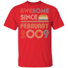 Awesome Since February 2009 Vintage 13th Birthday Gifts Youth Youth Shirt | Teecentury.com