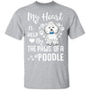 My Heart Is Held By The Paws Of A Poodle Lover T-Shirt & Hoodie | Teecentury.com