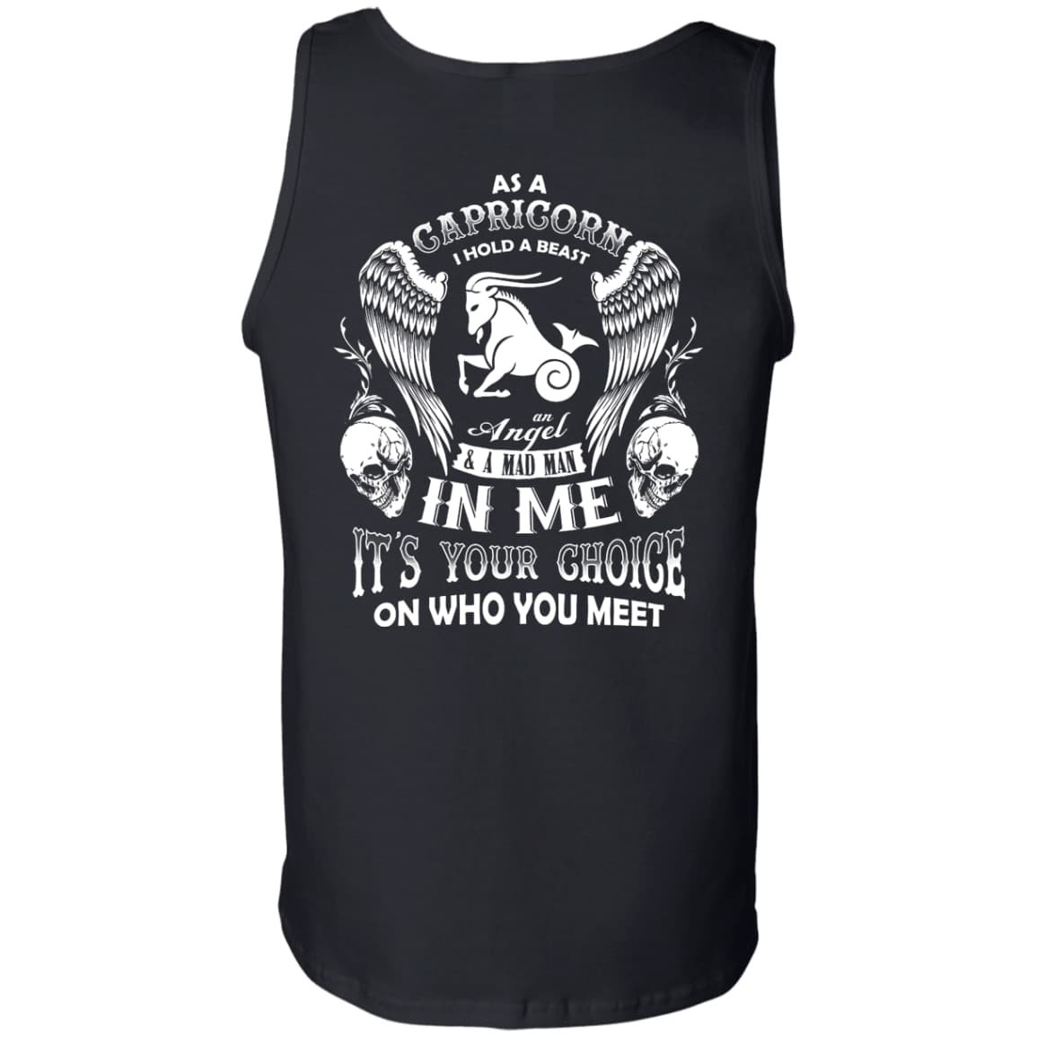 As A Capricorn I Hold A Beast An Angel A Madman In Me T-Shirt & Hoodie | Teecentury.com
