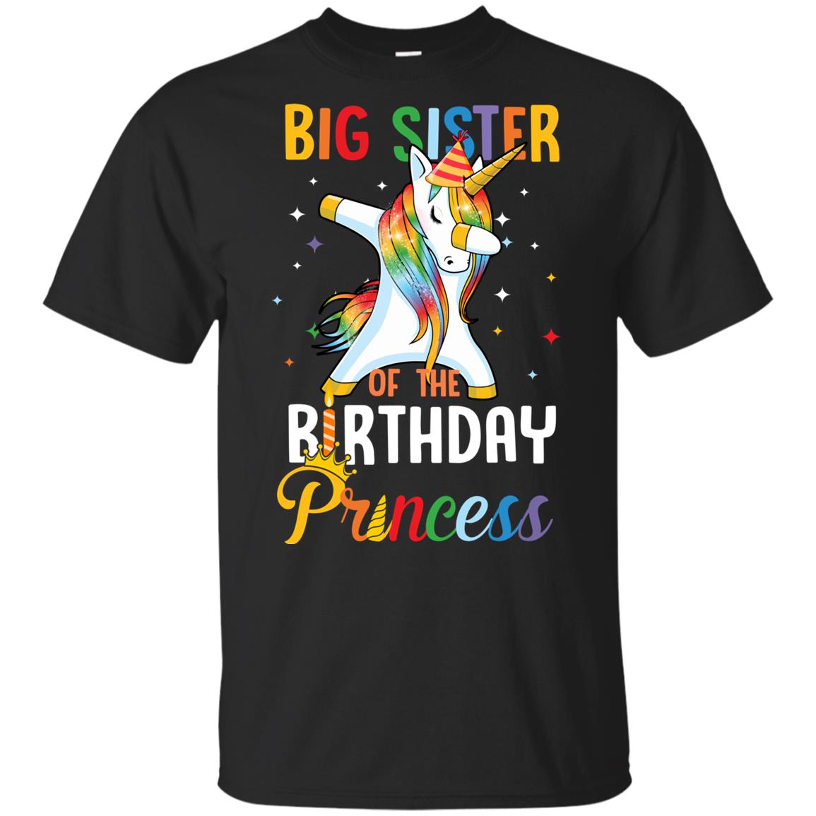Proud Big Sister Of A Birthday Princess Unicorn Dab Youth Youth Shirt | Teecentury.com