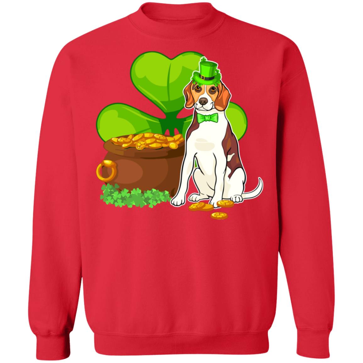 Beagle St Patrick's Day Irish Dog Lover Funny Gifts T-Shirt & Hoodie | Teecentury.com