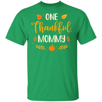One Thankful Mommy Thanksgiving Day Family Matching Gift T-Shirt & Sweatshirt | Teecentury.com
