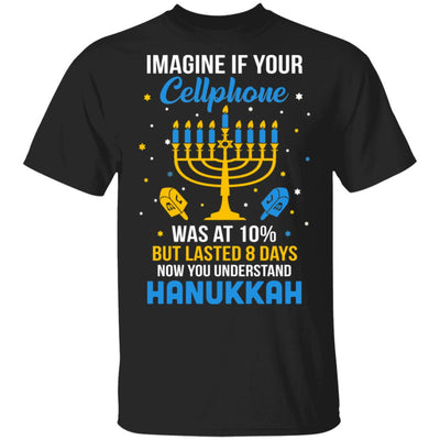 Funny Ugly Hanukkah Chanukah Cellphone Menorah Gifts T-Shirt & Sweatshirt | Teecentury.com