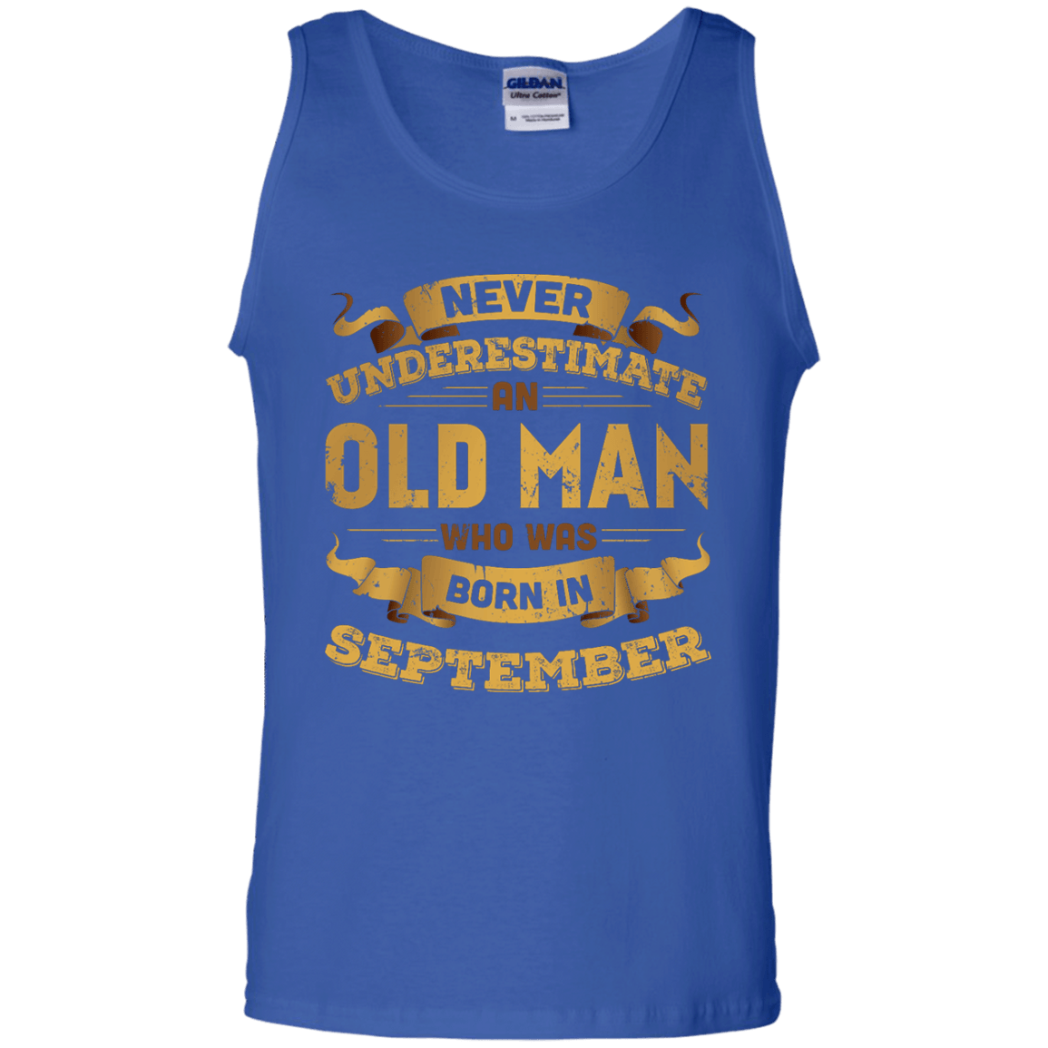 Never Underestimate An Old Man Who Was Born In September T-Shirt & Hoodie | Teecentury.com