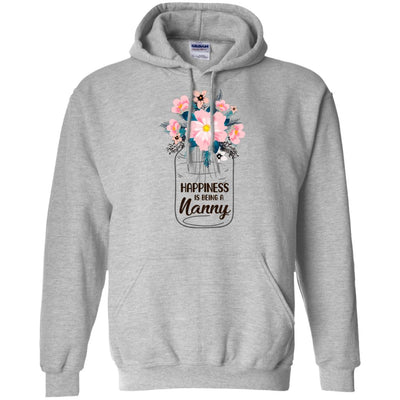 Happiness Is Being Nanny Life Flower Nanny Gifts T-Shirt & Hoodie | Teecentury.com
