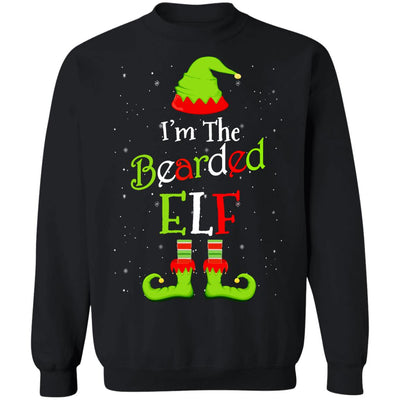 I'm The Bearded Elf Family Matching Funny Christmas Group Gift T-Shirt & Sweatshirt | Teecentury.com