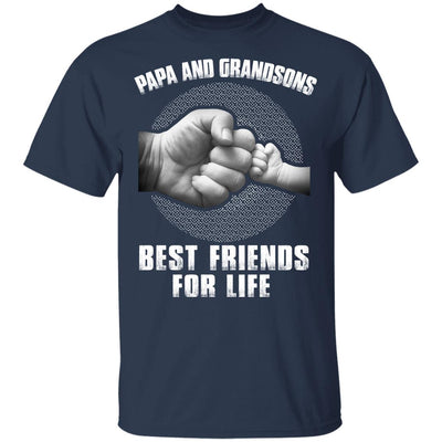 Papa And Grandsons Best Friends For Life Youth Youth Shirt | Teecentury.com